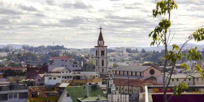Le quartier historique d'Antananarivo, la capitale de Madacasgar