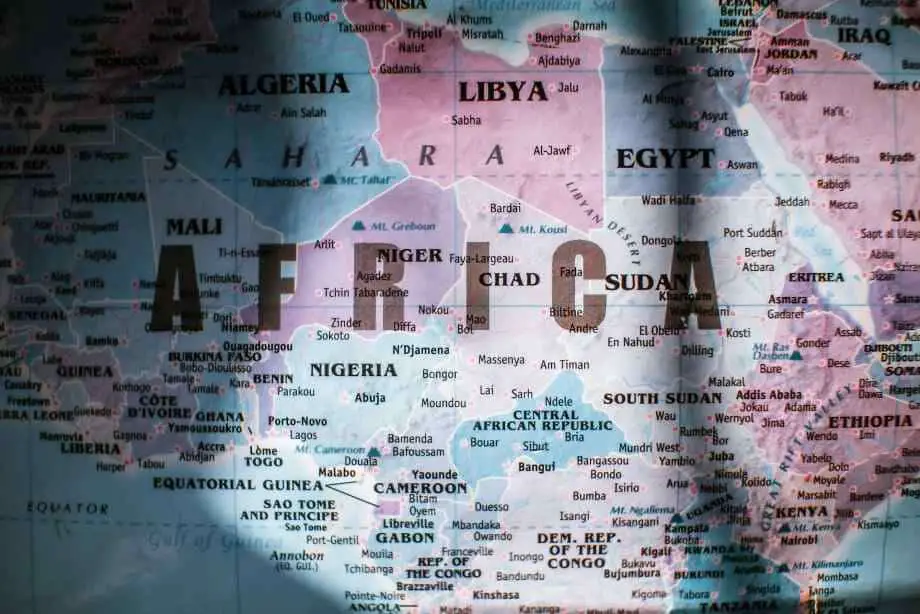 Les pays d'Afrique centrale