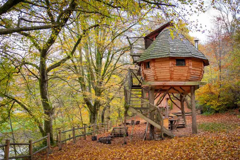 Les Cabanes de l’Arboretum à Amilly