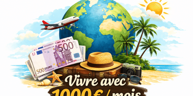 pays ou vivre avec 1000 euros