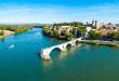 Vue sur Avignon et la Rhône © Moze