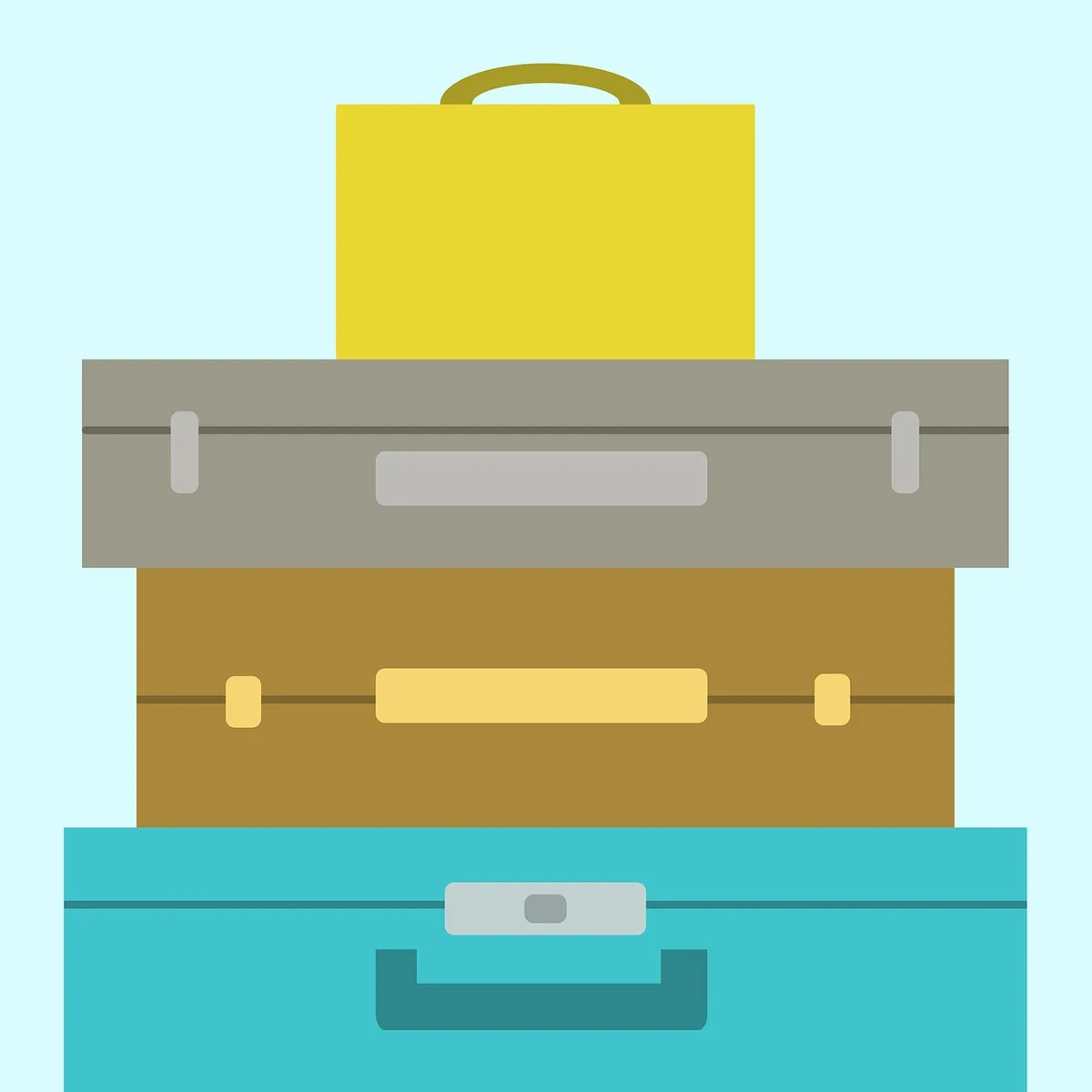 Valise endommagée sur un comptoir d'aéroport avec étiquette