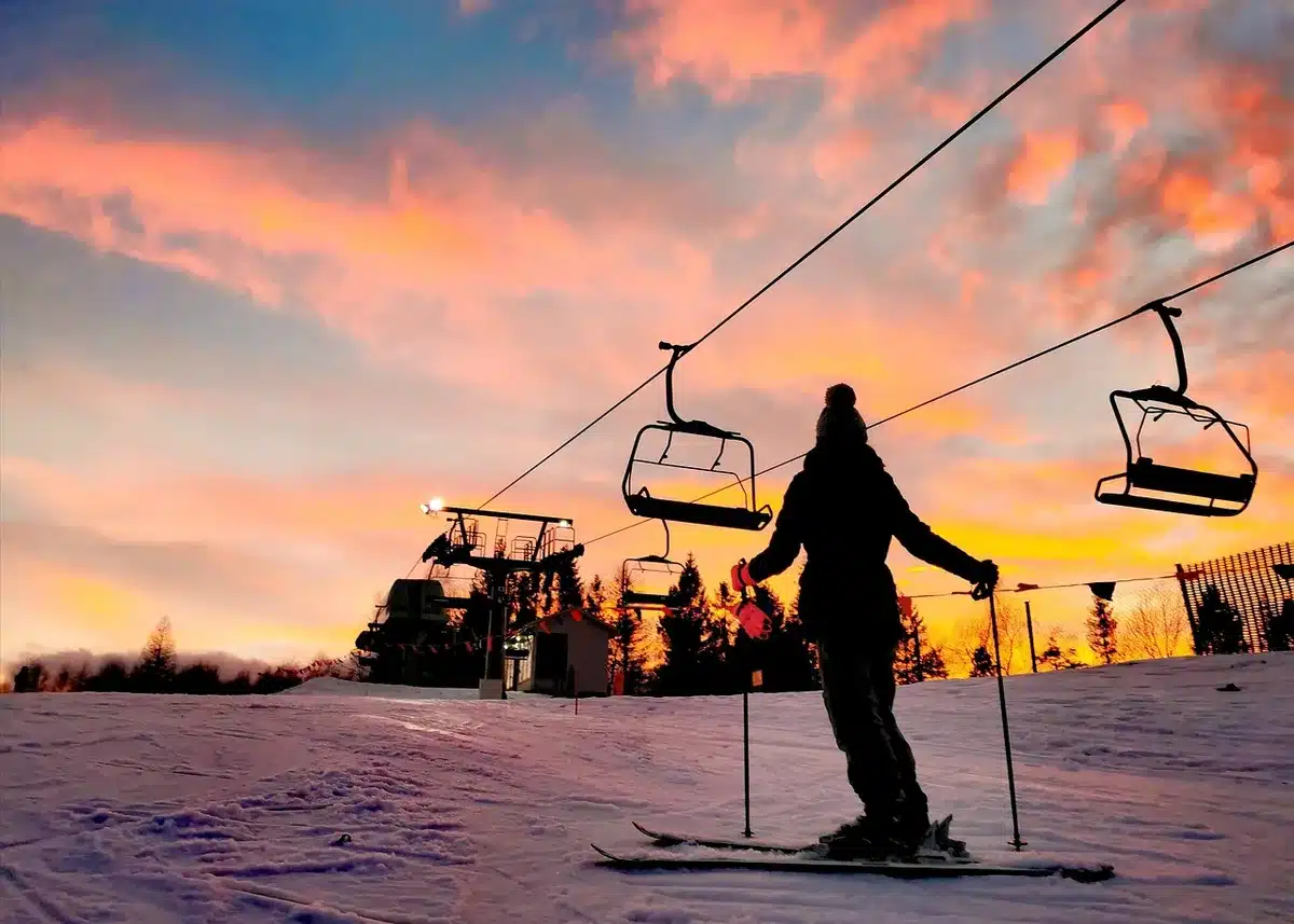 Chalet de montagne avec coin de séchage pour équipements de ski