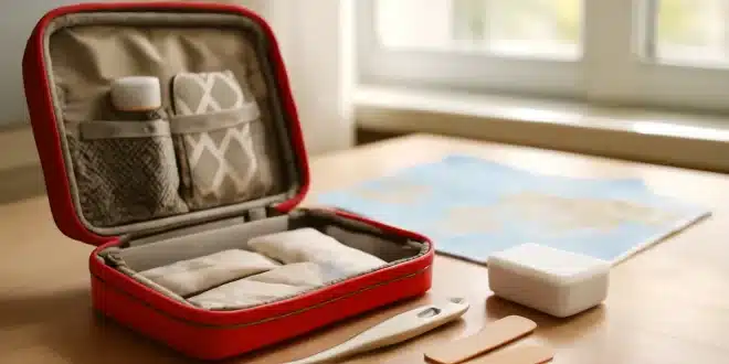 Trousse pharmacie de voyage : quoi mettre pour des vacances sans souci